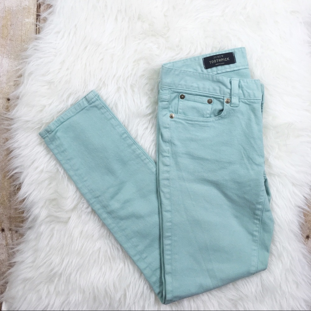 J. Crew Toothpick Skinny Ankle Jeans